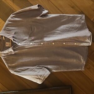 Levis Short Sleeve Shirt - Large Lavender